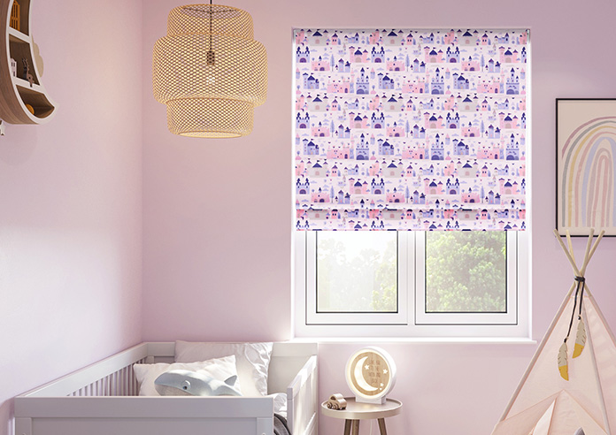 Magic Castle, Fairy Purple - Roman Blind - Image 3
